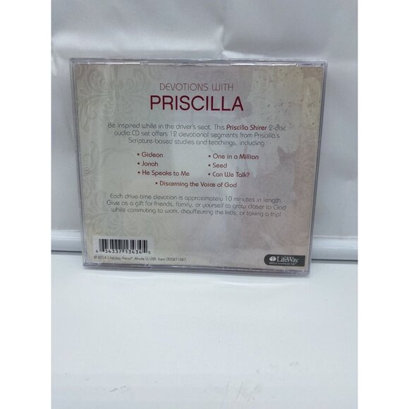 Devotions With Priscilla New Sealed (2014, 2-Disc CD Worship/Scripture) Unopened - Picture 2 of 4